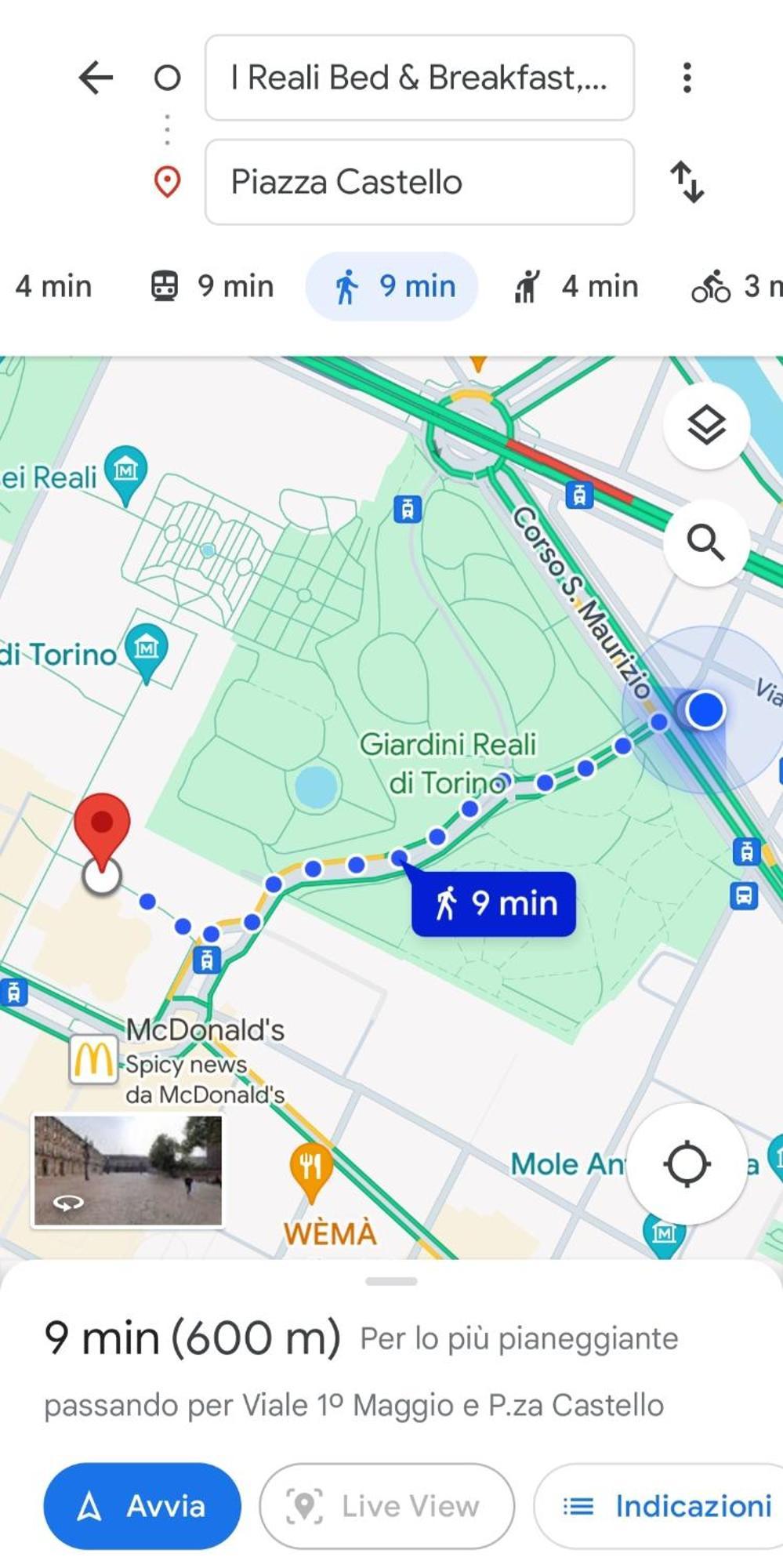 I Reali Bed & Breakfast Turin Exteriör bild