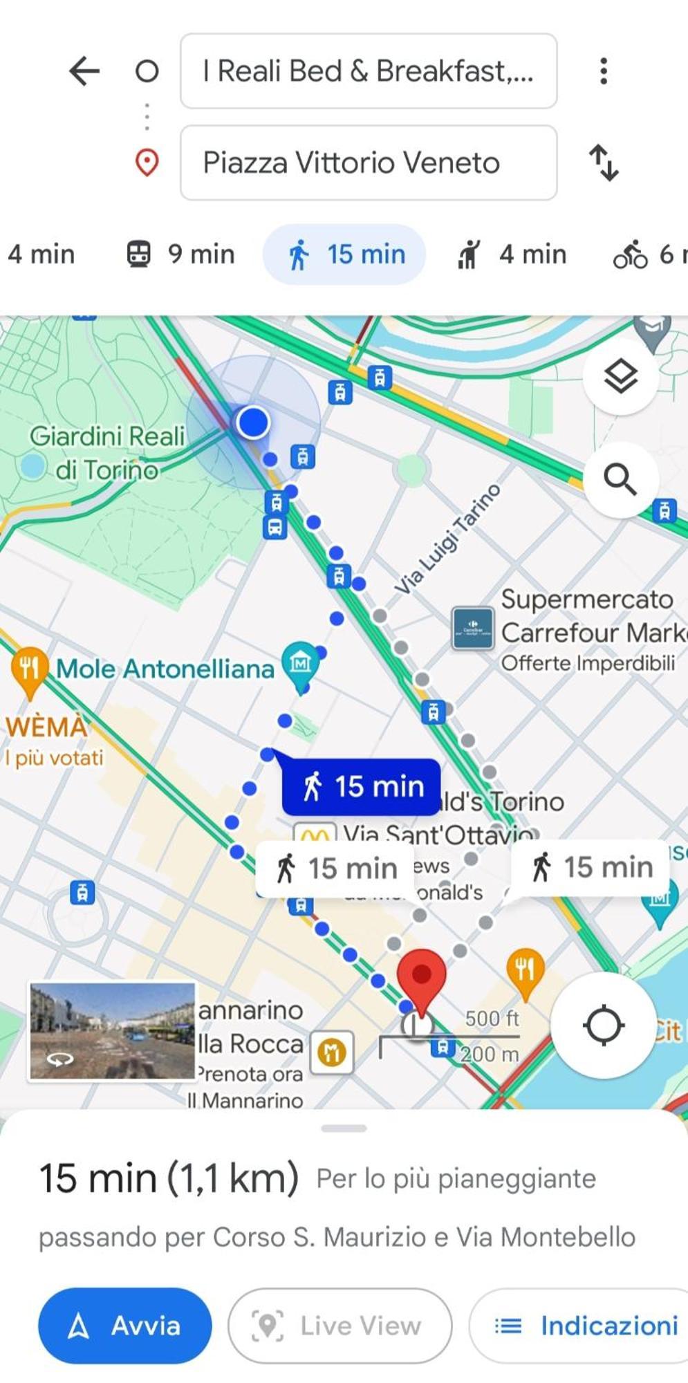 I Reali Bed & Breakfast Turin Exteriör bild